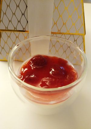 アオハタジャム　簡単ミルクプリン-レシピのメイン写真