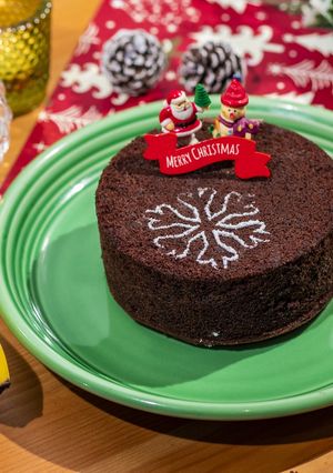 HMで☆クリスマスバナナガトーショコラ☆-レシピのメイン写真