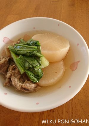 牛すじ大根　味付けは白だし1本！-レシピのメイン写真