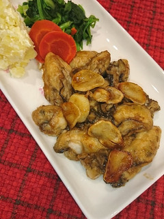 牡蠣のガーリックソース焼き-レシピのメイン写真