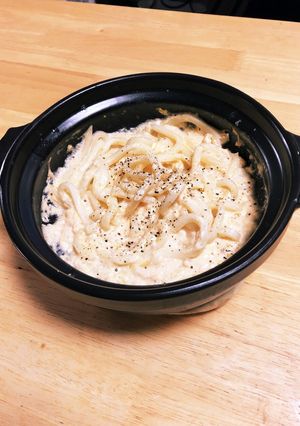 たらこスプレッドのカルボナーラ風うどん-レシピのメイン写真