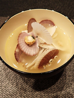 ホタテ稚貝のバタースープ-レシピのメイン写真