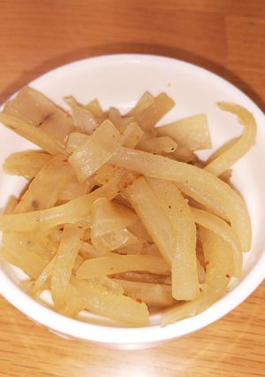 ヤーコンのきんぴら炒め-レシピのメイン写真