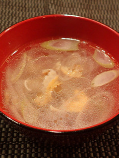 ホタテ貝ヒモの中華スープ-レシピのメイン写真
