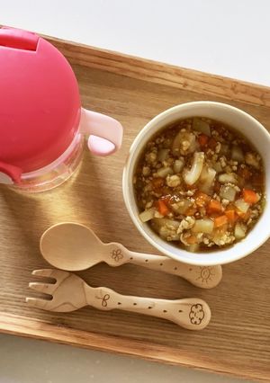 1歳からのカレーうどん 離乳食 完了期-レシピのメイン写真