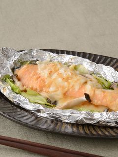 銀鮭のみそチーズホイル焼き-レシピのメイン写真