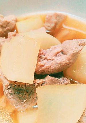☆簡単☆豚バラブロックと大根のコンソメ煮-レシピのメイン写真