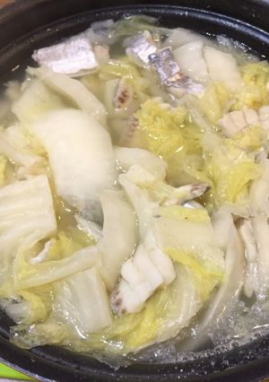 太刀魚と白菜の食べる中華スープ-レシピのメイン写真