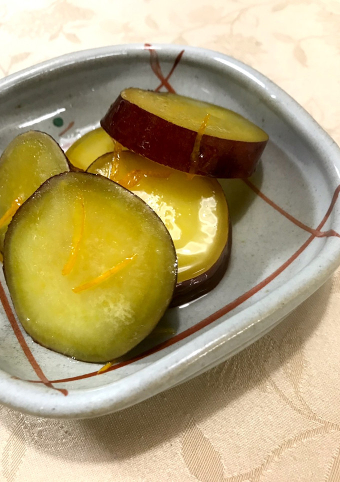 さつまいもの柚子煮-レシピのメイン写真