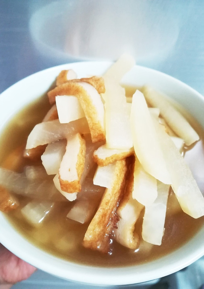 麺つゆ×オイスターで大根さつま揚げの煮物-レシピのメイン写真
