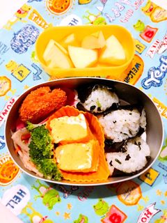 幼稚園お弁当3才4ヶ月③-レシピのメイン写真