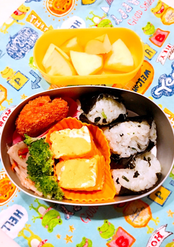 幼稚園お弁当3才4ヶ月③-レシピのメイン写真