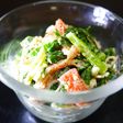 レンジ☆かぶの葉カニカマ胡麻マヨサラダ
