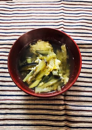 茄子のお吸い物-レシピのメイン写真