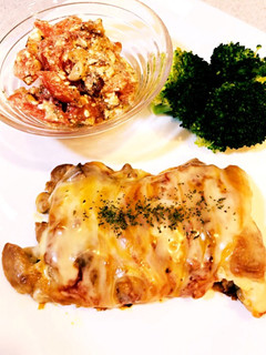 【簡単】チキンのイタリア風チーズ焼き-レシピのメイン写真