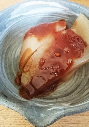 腸内細菌を増やそう！オリゴ糖で大根の田楽-レシピのメイン写真