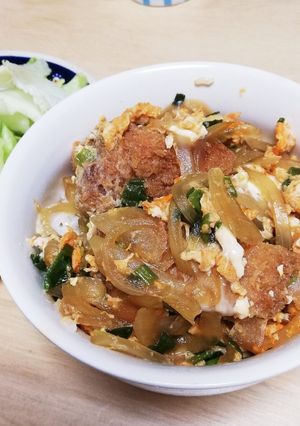 カツ丼(市販のトンかつ使用)　-レシピのメイン写真