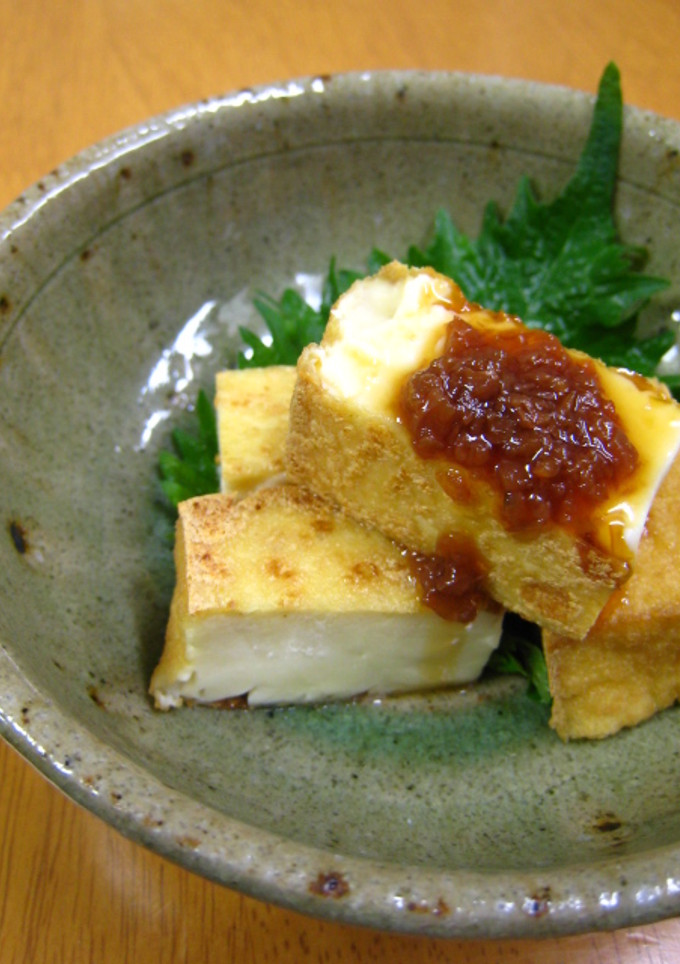 厚揚げの梅しょうゆ-レシピのメイン写真