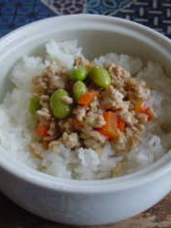 枝豆入り鶏そぼろ-レシピのメイン写真