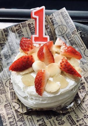 １歳用バースデーケーキ-レシピのメイン写真