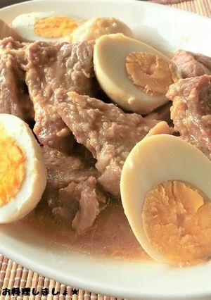 簡単★豚ロースのにんにくみそ煮-レシピのメイン写真