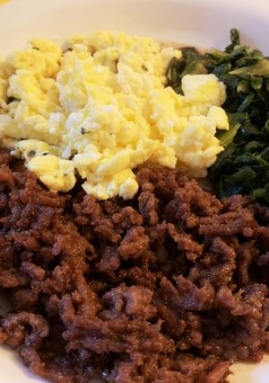フライパン１つで簡単三色ご飯♫-レシピのメイン写真