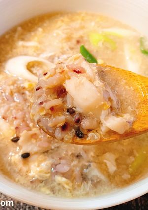 鱈の雑穀雑炊お味噌味-レシピのメイン写真