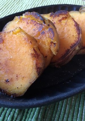冷えた蒸かし芋を美味しい焼き芋に変身-レシピのメイン写真