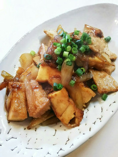 豚肉 厚揚げ 玉葱の生姜焼き-レシピのメイン写真