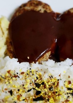節約！特製ソースのふわふわ豆腐ハンバーグ-レシピのメイン写真