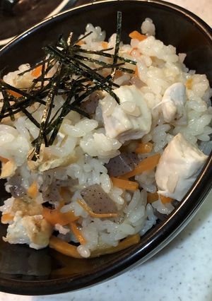 炊き込みご飯(おもてなし和食土鍋使用)-レシピのメイン写真