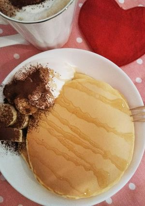 Mix不使用自家製ふんわりホットケーキ-レシピのメイン写真