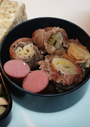長ねぎの豚肩ロース巻き煮込み-レシピのメイン写真
