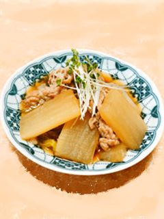 大根丸ごと~大根と豚ばら肉の煮物-レシピのメイン写真