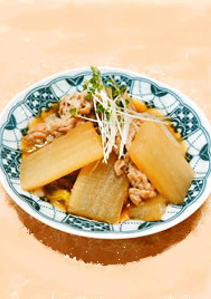 大根丸ごと～大根と豚ばら肉の煮物-レシピのメイン写真