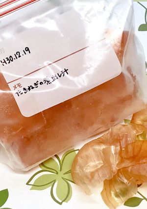 血管の健康に♬玉ねぎ氷の作り方と玉ねぎ茶-レシピのメイン写真