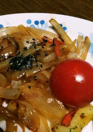 超簡単❕玉ねぎと人参のバター醤油炒め-レシピのメイン写真