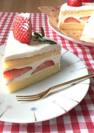 いちごのショートケーキ-レシピのメイン写真