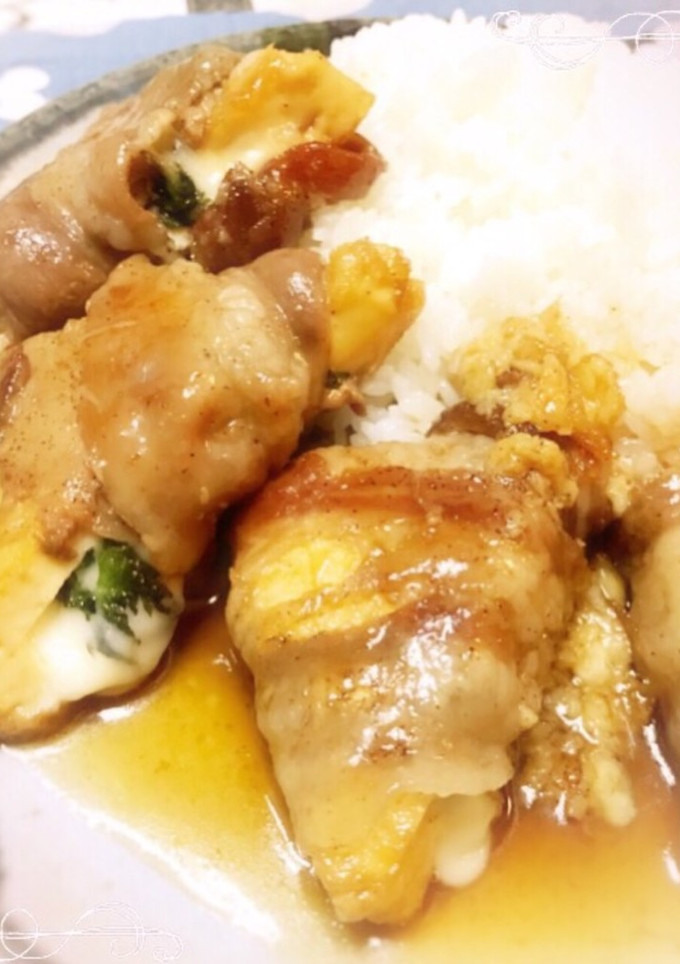無水鍋 アムウェイ 厚揚げチーズの肉巻き-レシピのメイン写真