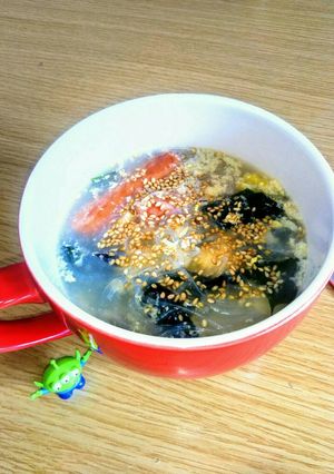 春雨、卵、野菜あったかスープ-レシピのメイン写真
