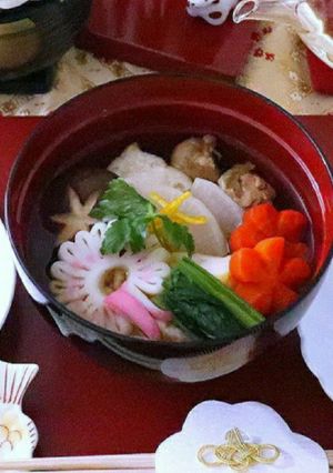 元旦ラクラク！冷凍で作るお雑煮-レシピのメイン写真