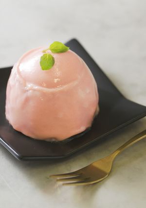 丸ごとトマトのレアチーズケーキ-レシピのメイン写真