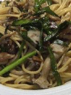 きのことにらのパスタ-レシピのメイン写真