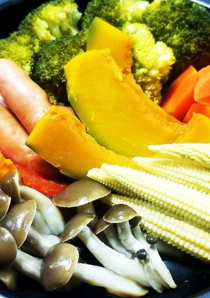 タジン鍋レシピ　野菜の蒸し焼き-レシピのメイン写真