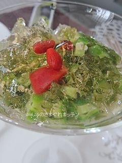 オクラとメカブのジュレ-レシピのメイン写真