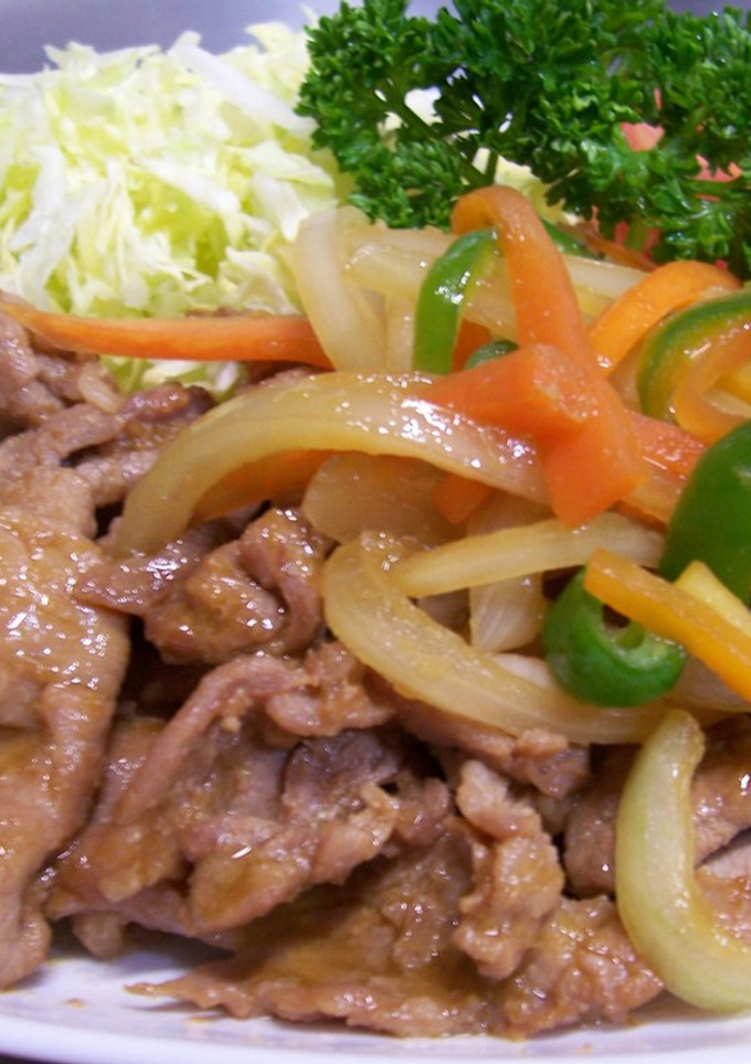 豚肉の生姜焼き☆野菜炒め添え♪-レシピのメイン写真