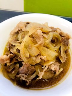 牛こま切れと玉ねぎのサッと煮-レシピのメイン写真