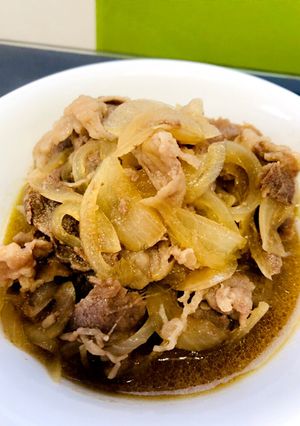 牛こま切れと玉ねぎのサッと煮-レシピのメイン写真