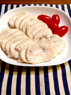 レンジで簡単!自家製鶏ハム-レシピのメイン写真