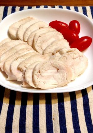 レンジで簡単!自家製鶏ハム-レシピのメイン写真